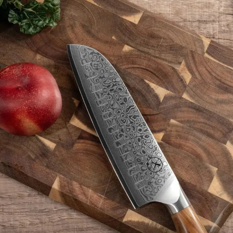 Damast Santoku Olive Damastshop.de - Damastshop