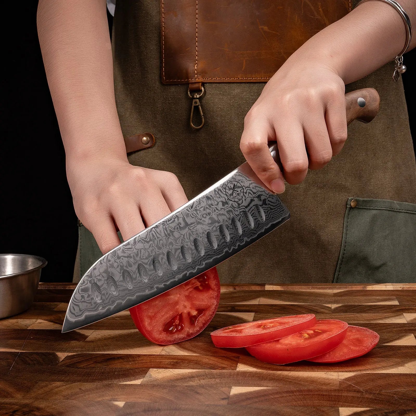 X2W-RS Santoku Damastshop.de - Damastshop