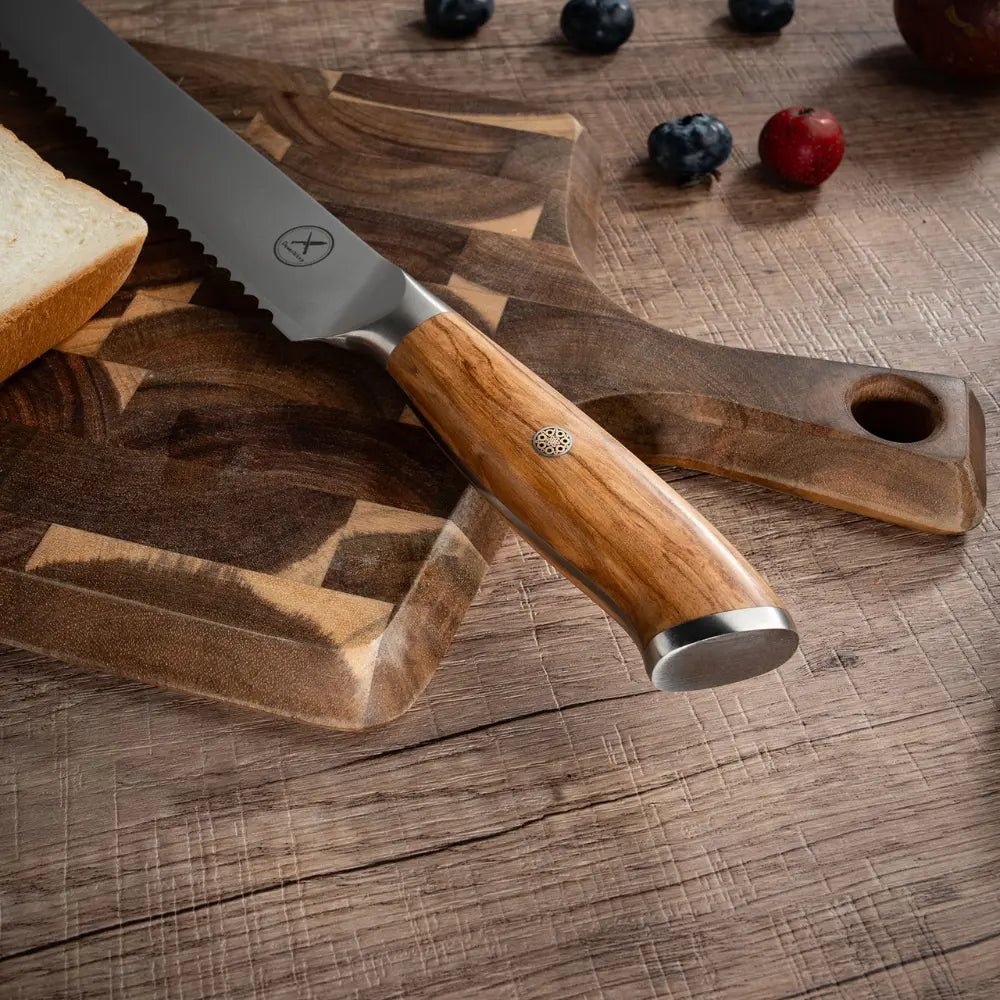 Damast Brotmesser Olive Damastshop.de - Damastshop