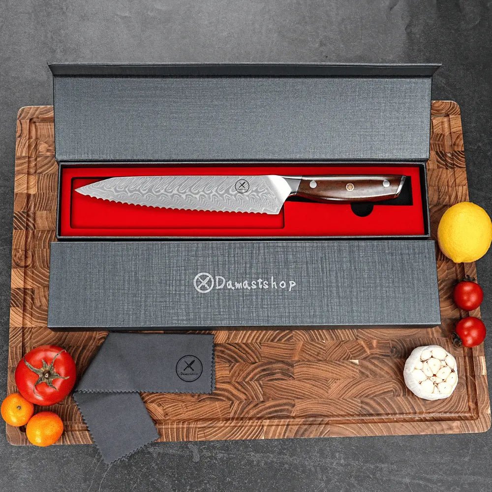 Damast Brotmesser Palisander Damastshop.de - Damastshop