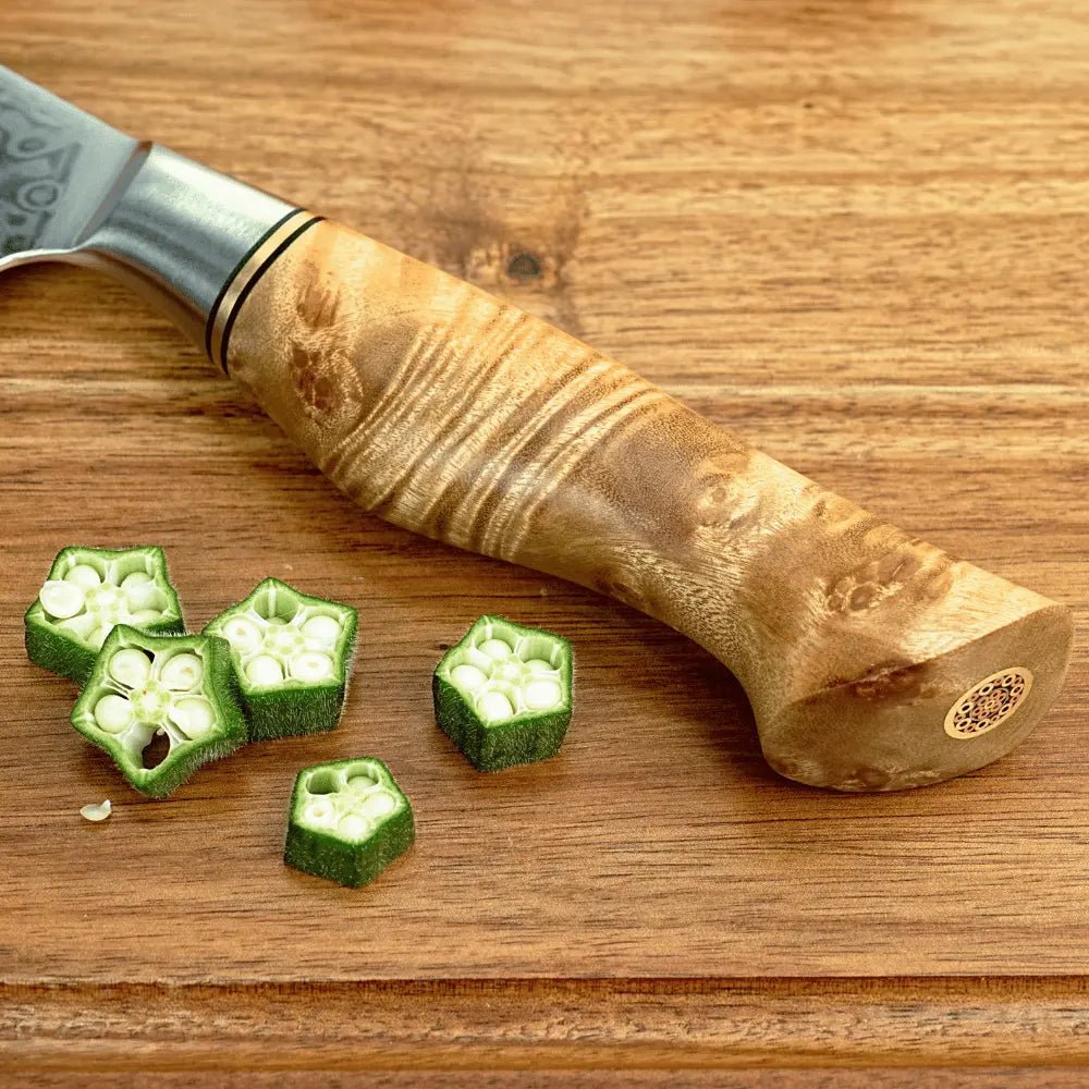 Damast Chefmesser Bergahorn Damastshop.de - Damastshop