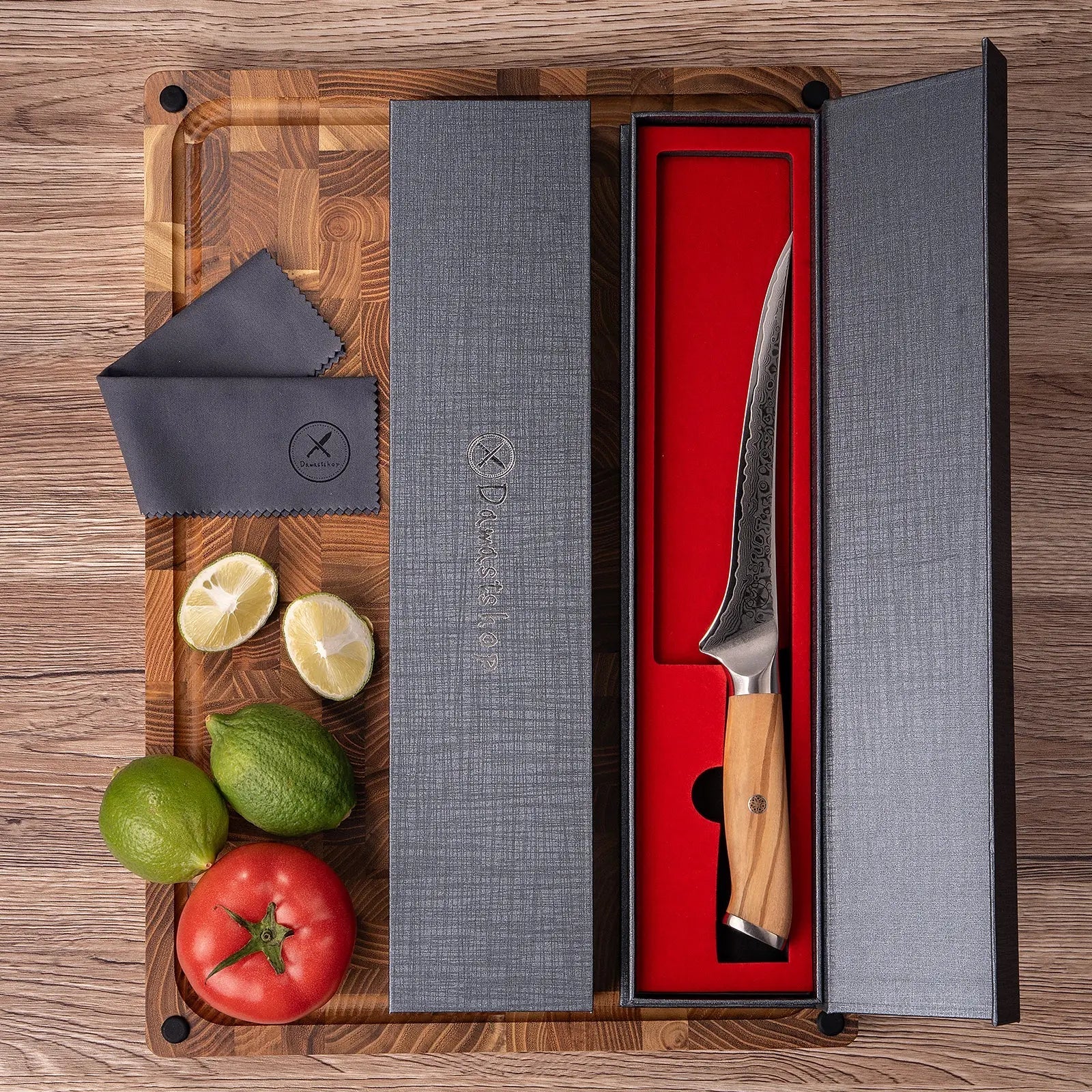 B13O Filetiermesser Damastshop.de - Damastshop