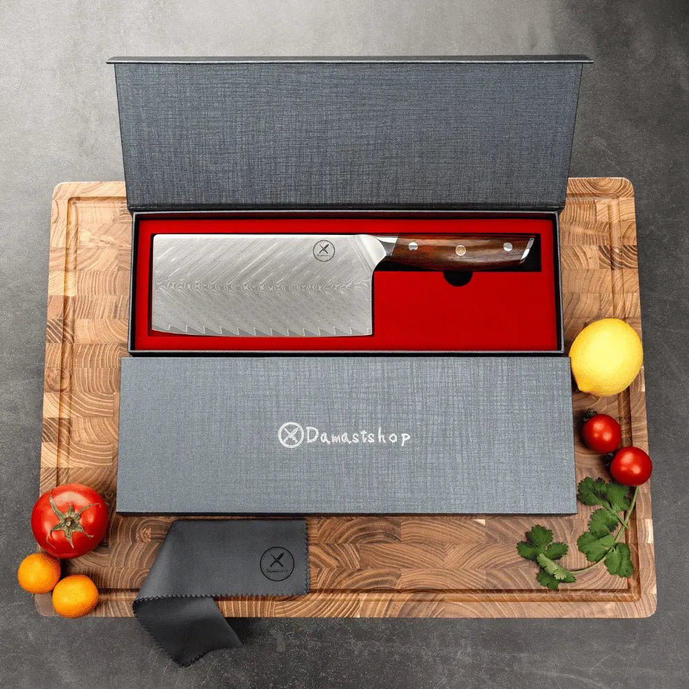 Damast Hackmesser Palisander Damastshop.de - Damastshop