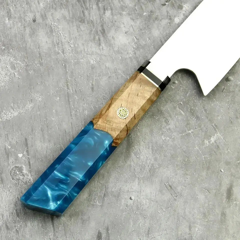 Damast Kiritsuke Epoxy Farbauswahl