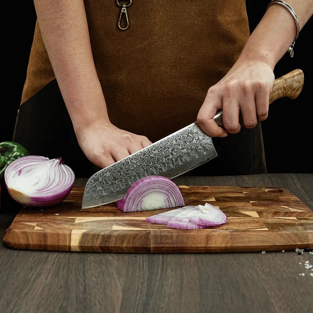 Damast Santoku Bergahorn Damastshop.de - Damastshop