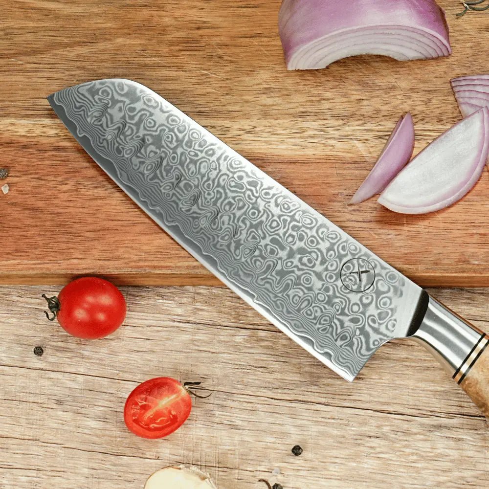 Damast Santoku Bergahorn Damastshop.de - Damastshop