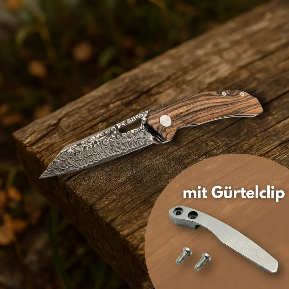 Damast Taschenmesser Cocobolo Damastshop.de - Damastshop