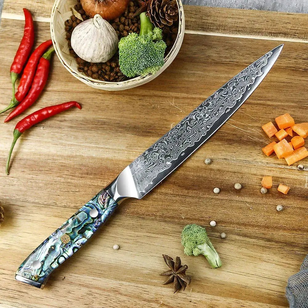 Damast Universalmesser Abalone Damastshop.de - Damastshop