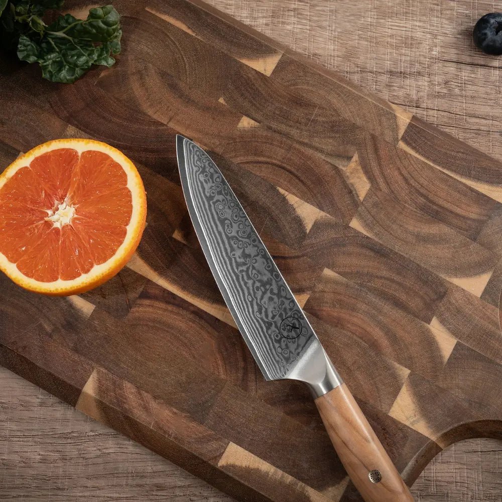Damast Universalmesser Olive Damastshop.de - Damastshop