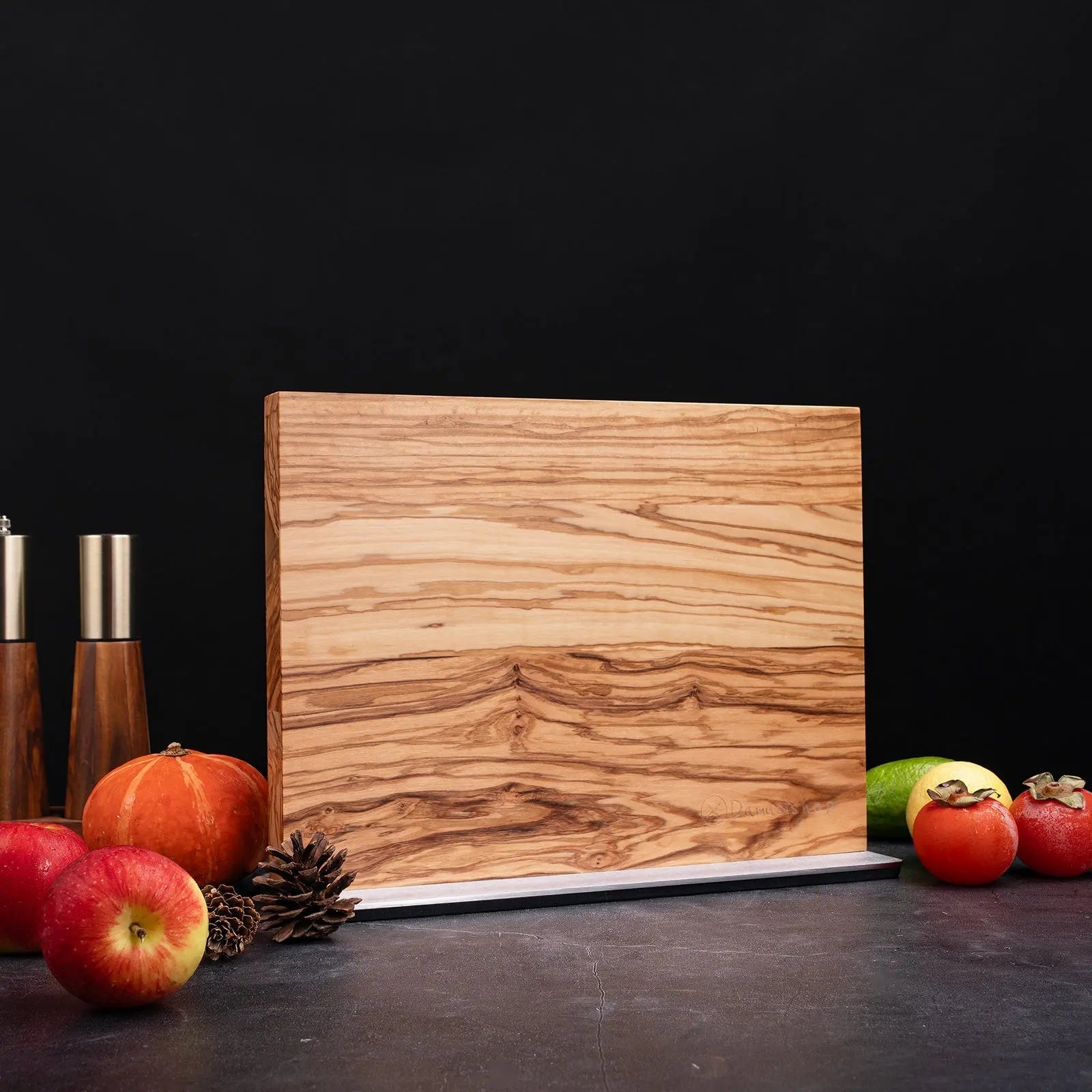 Doppelseitiger Messerhalter – Natur & Raffinesse in edlem Olivenholz 🔪✨ Damastshop.de - Damastshop