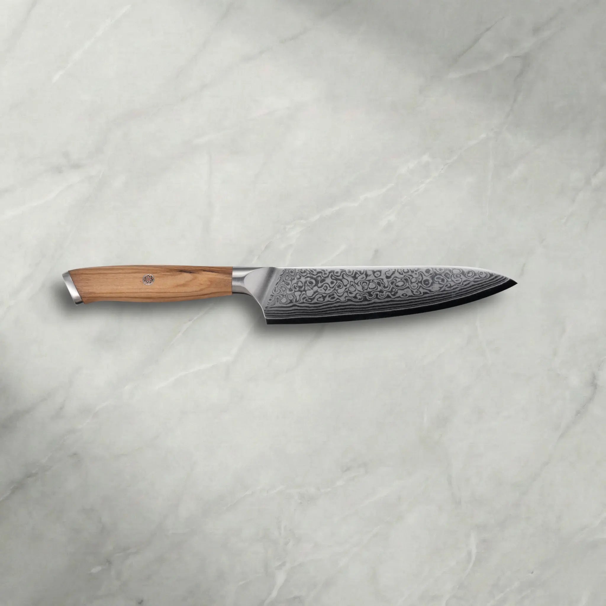 Personalisierbares Damast Universalmesser Olive Damastshop.de - Damastshop