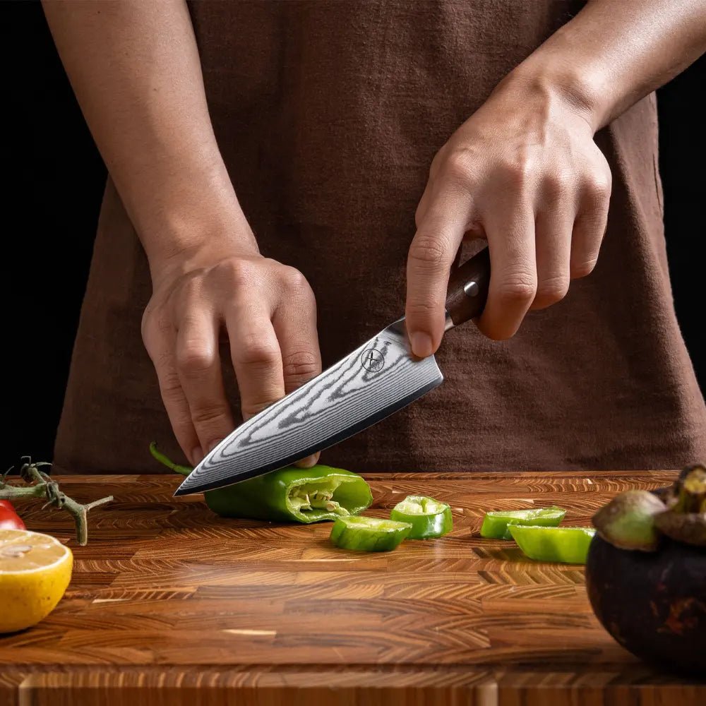 Premium Damast 3er Set Red Wood Damastshop.de - Damastshop