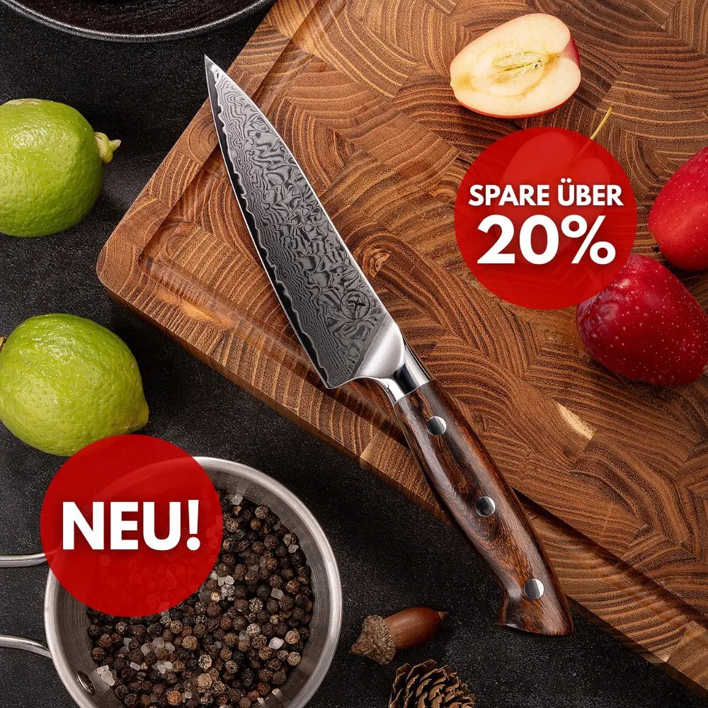 Premium Damast Universalmesser Eisenholz Damastshop.de - Damastshop