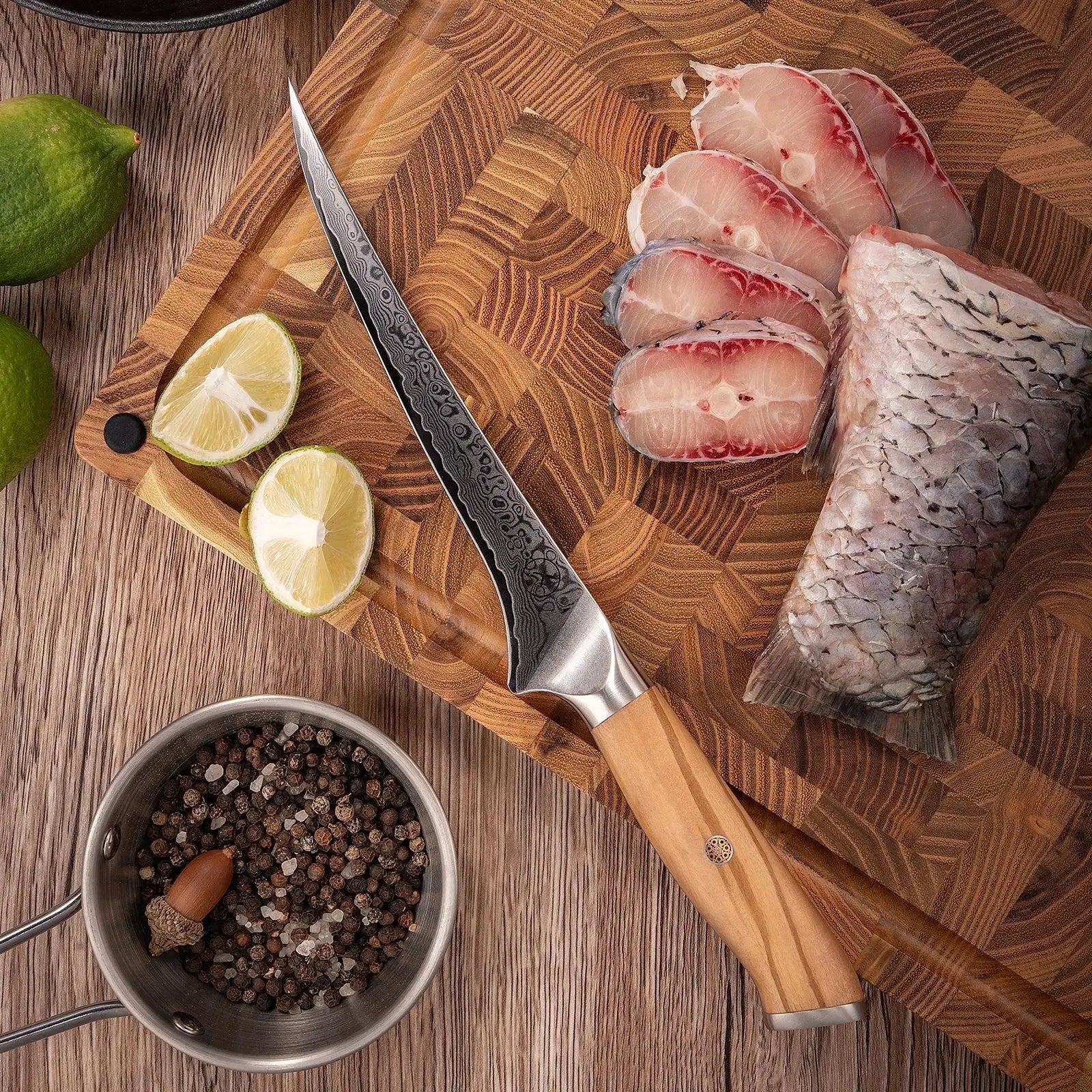 Filetiermesser - Damastshop