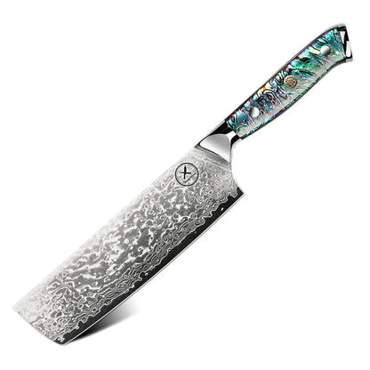 Damast Nakiri Abalone Damastshop.de - Damastshop