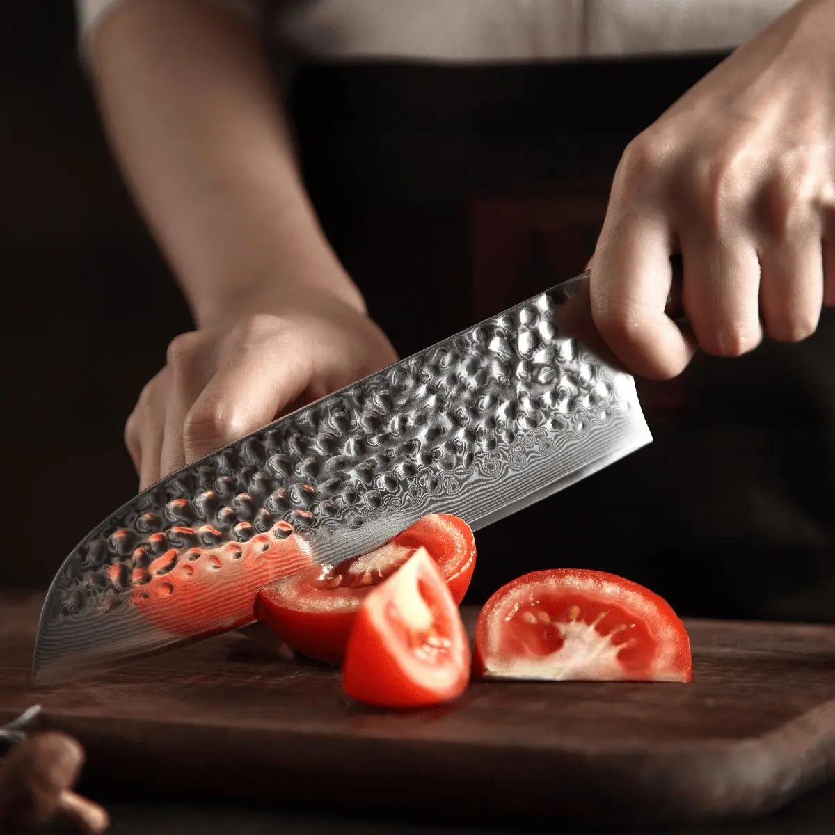 Damast Santoku Ebenholz Damastshop.de - Damastshop