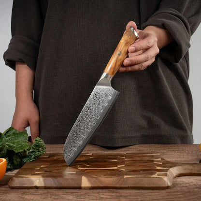 Damast Santoku Olive Damastshop.de - Damastshop