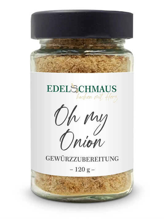 Oh my Onion Gewürzzubereitung – Zwiebelgenuss in neuer Dimension Edelschmaus - Damastshop