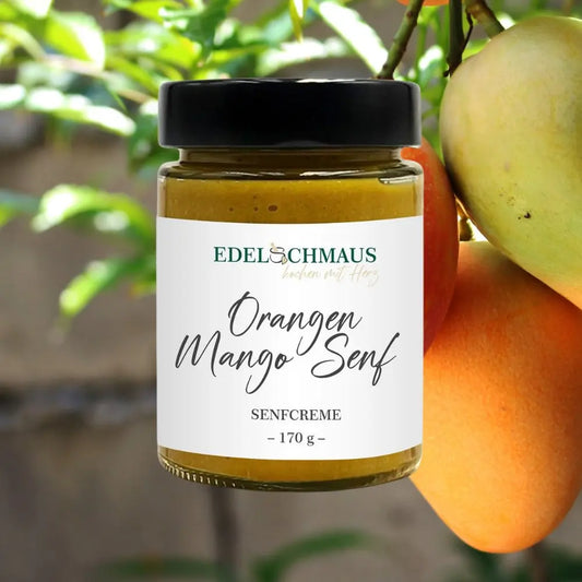 Orangen Mango Senf – Fruchtige Exotik trifft milde Schärfe Edelschmaus - Damastshop