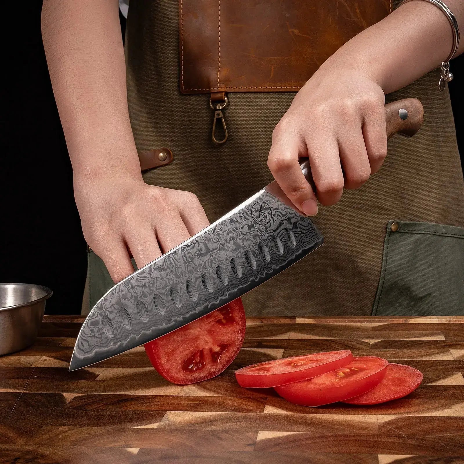 X2W-RS Santoku Damastshop.de - Damastshop