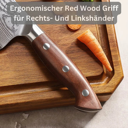 Premium Damast 3er Set Red Wood Damastshop.de - Damastshop