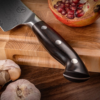 Premium Damast Chefmesser Ebenholz Damastshop.de - Damastshop