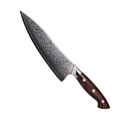 Premium Damast Chefmesser Eisenholz Damastshop.de - Damastshop