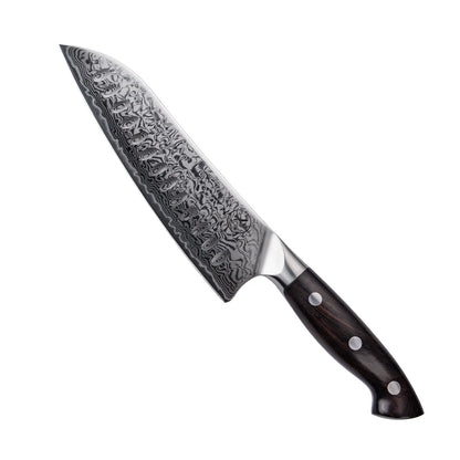 Premium Damast Santoku Ebenholz Damastshop.de - Damastshop