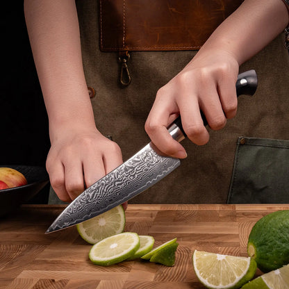 Premium Damast Universalmesser Ebenholz Damastshop.de - Damastshop