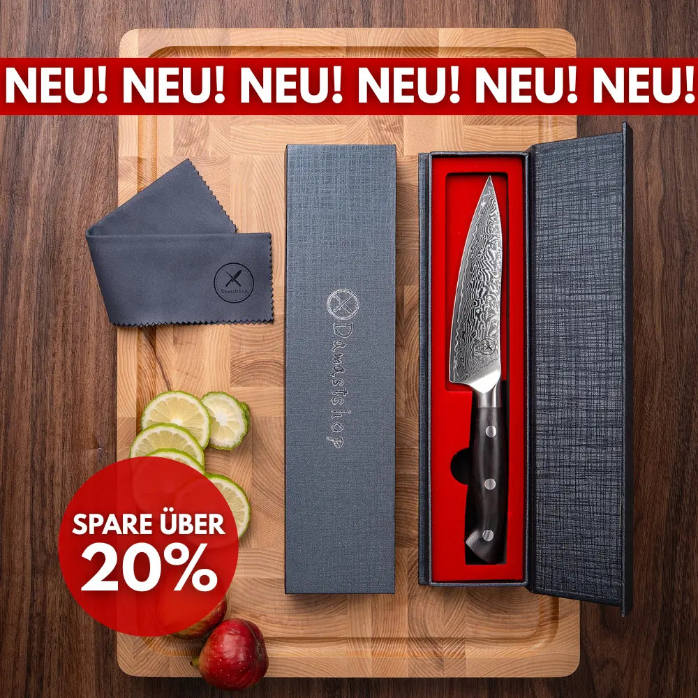 Premium Damast Universalmesser Ebenholz Damastshop.de - Damastshop