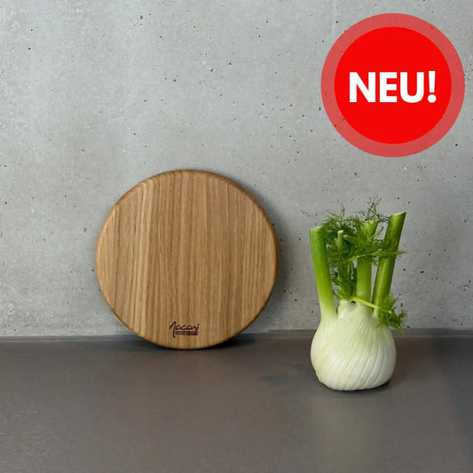 Pure Design Schneidebrett rund – schlicht, vielseitig, stilvoll Macani - Damastshop