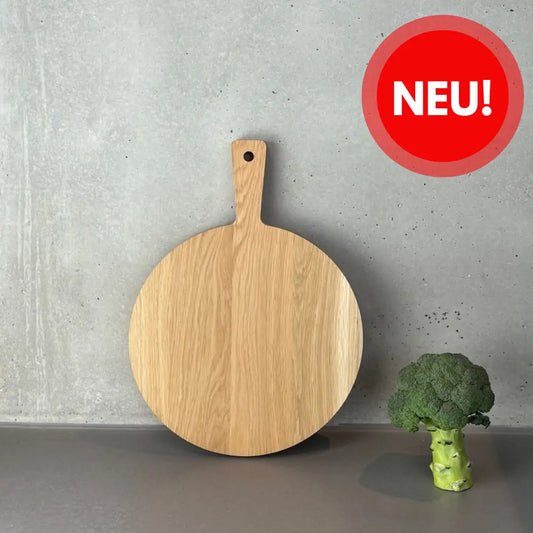 Pure Design Servier- und Schneidebrett – rund, praktisch, stilvoll Macani - Damastshop