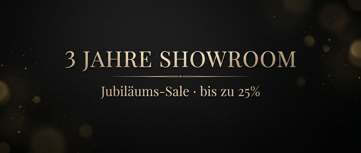 3 Jahre Showroom Jubiläums-Sale Hero Banner