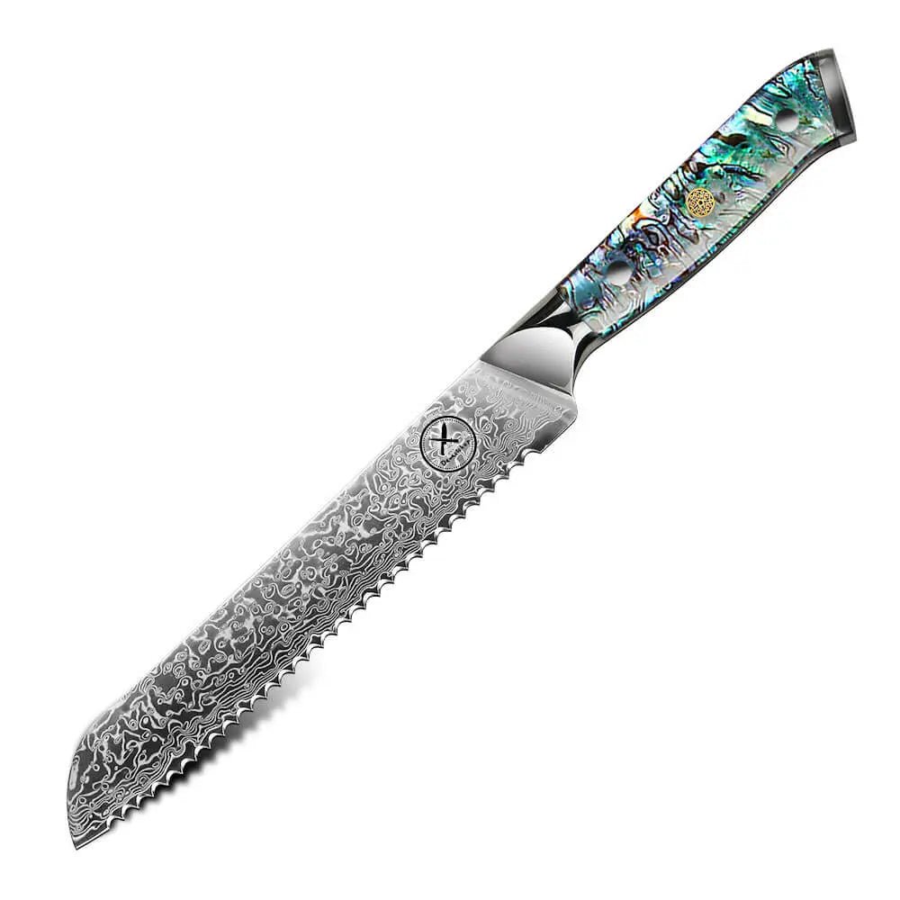 Damast Brotmesser Abalone Damastshop.de - Damastshop