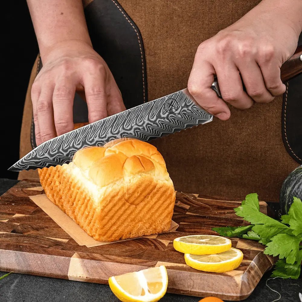 Damast Brotmesser Palisander Damastshop.de - Damastshop