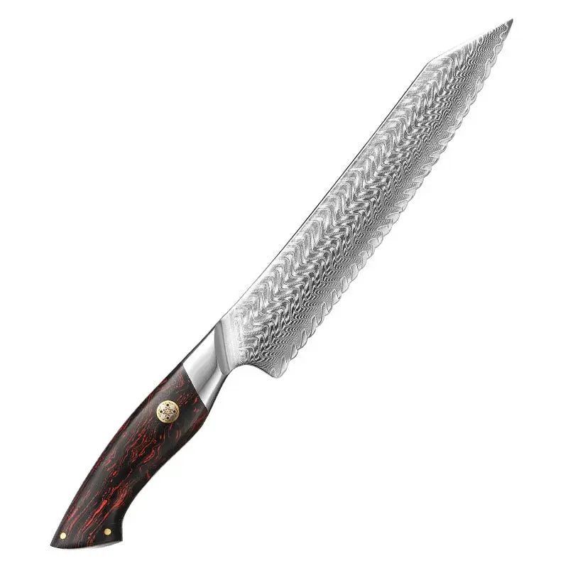 Damast Brotmesser Tigerwood Damastshop.de - Damastshop