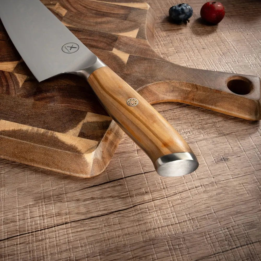 Damast Chefmesser Olive Damastshop.de - Damastshop