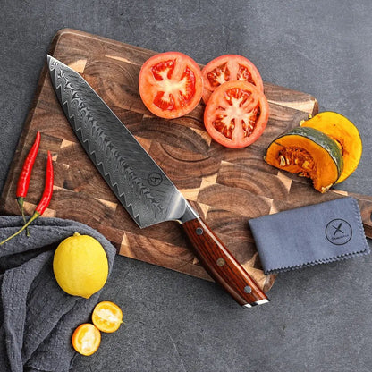 Damast Chefmesser Palisander Damastshop.de - Damastshop