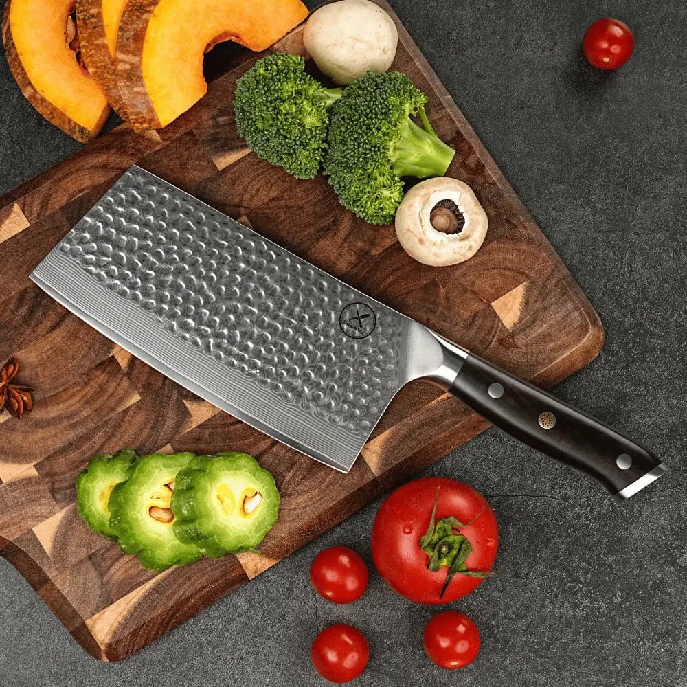 Damast Hackmesser Ebenholz Damastshop.de - Damastshop