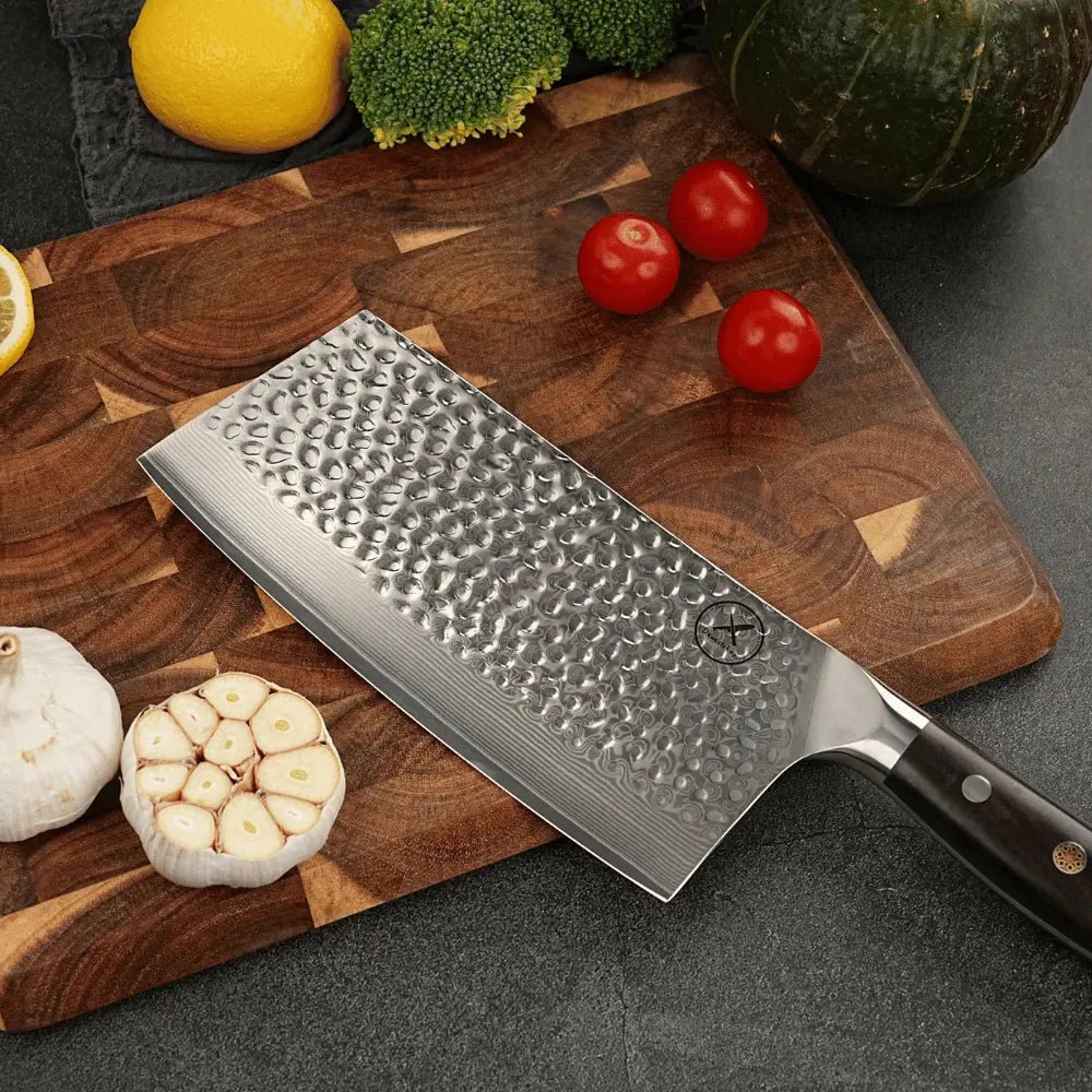 Damast Hackmesser Ebenholz Damastshop.de - Damastshop