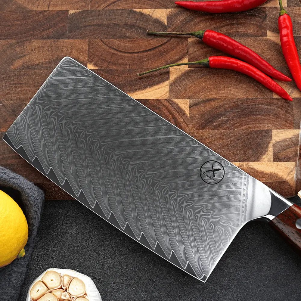 Damast Hackmesser Palisander Damastshop.de - Damastshop