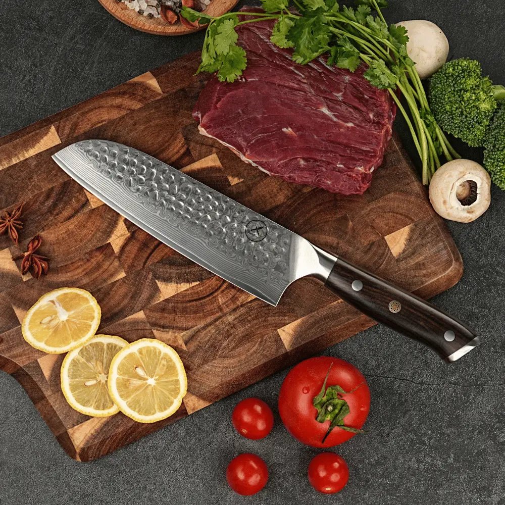 Damast Santoku Ebenholz Damastshop.de - Damastshop