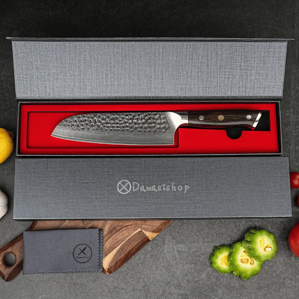 Damast Santoku Ebenholz Damastshop.de - Damastshop