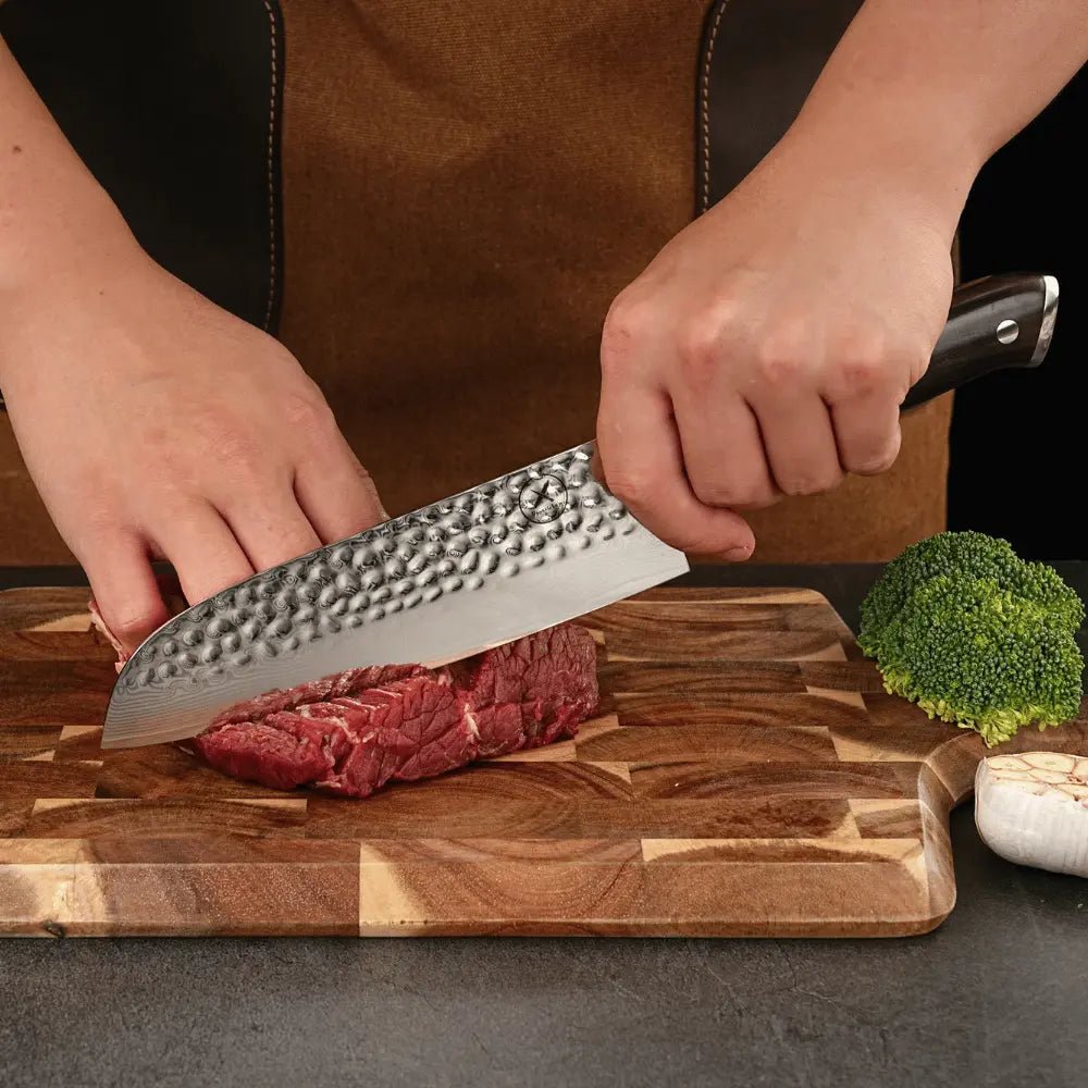 Damast Santoku Ebenholz Damastshop.de - Damastshop