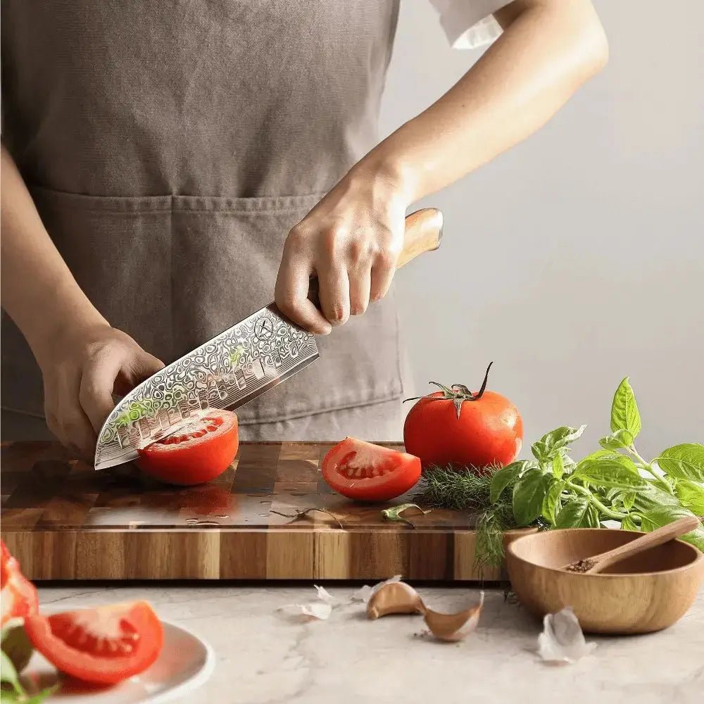 Damast Santoku Olive Damastshop.de - Damastshop