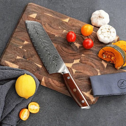 Damast Santoku Palisander Damastshop.de - Damastshop