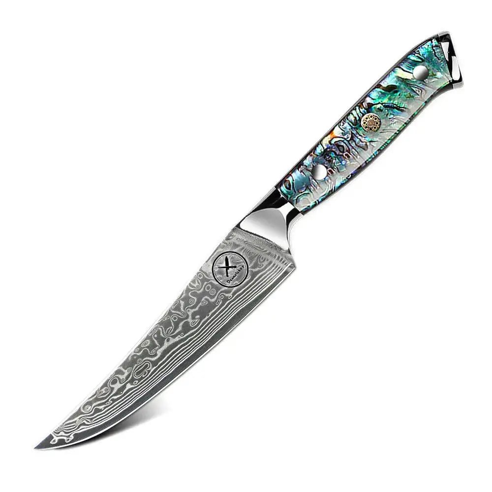 Damast Steakmesser Abalone Damastshop.de - Damastshop