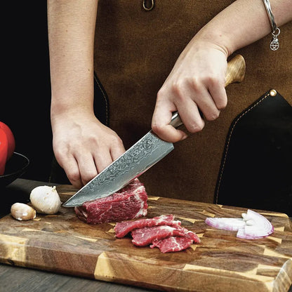 Damast Steakmesser Bergahorn Damastshop.de - Damastshop
