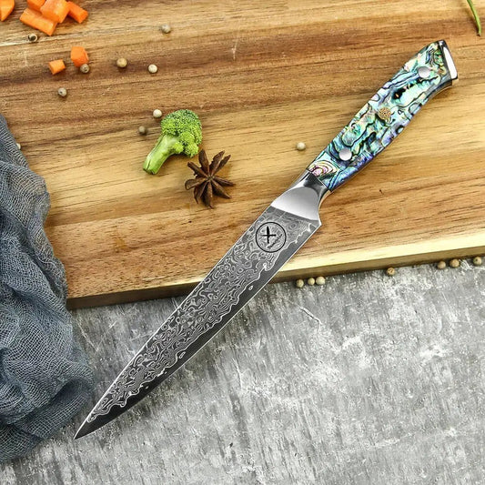Damast Universalmesser Abalone Damastshop.de - Damastshop