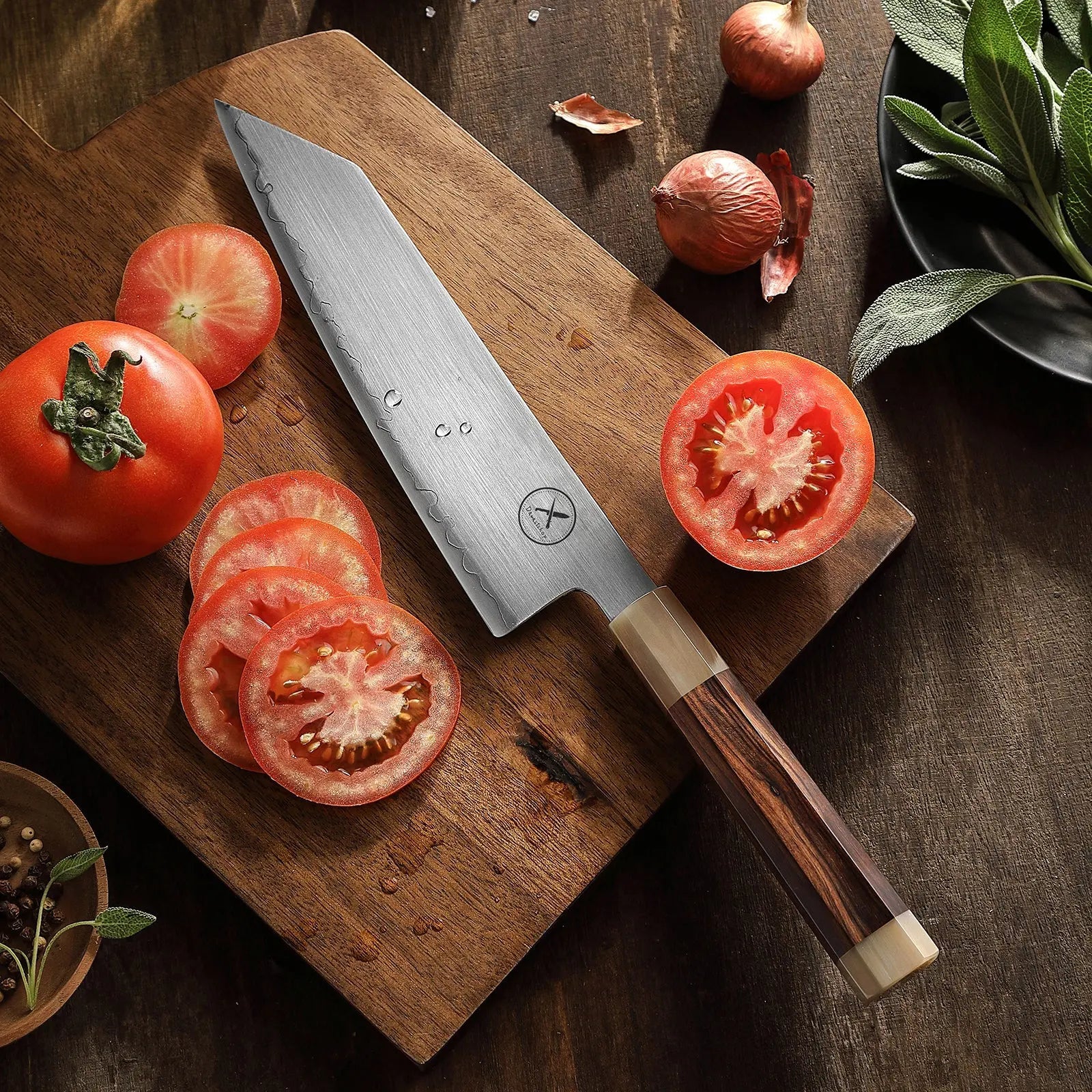 Japan ZDP-189 Bunka – Oktagonaler Griff aus Eisenholz & weißem Horn Damastshop.de - Damastshop